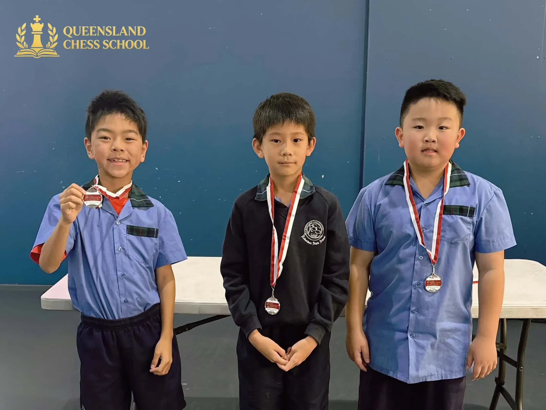 Robertson State School Team 1 at Brisbane Logan Interschool Chess Tournament