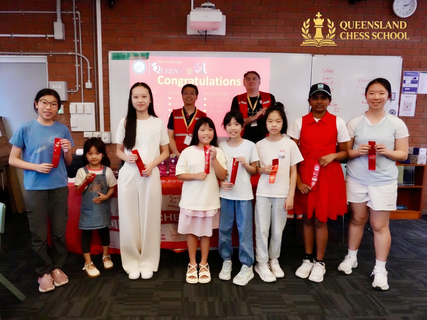 Queens Games 2026 open division ribbon recipients