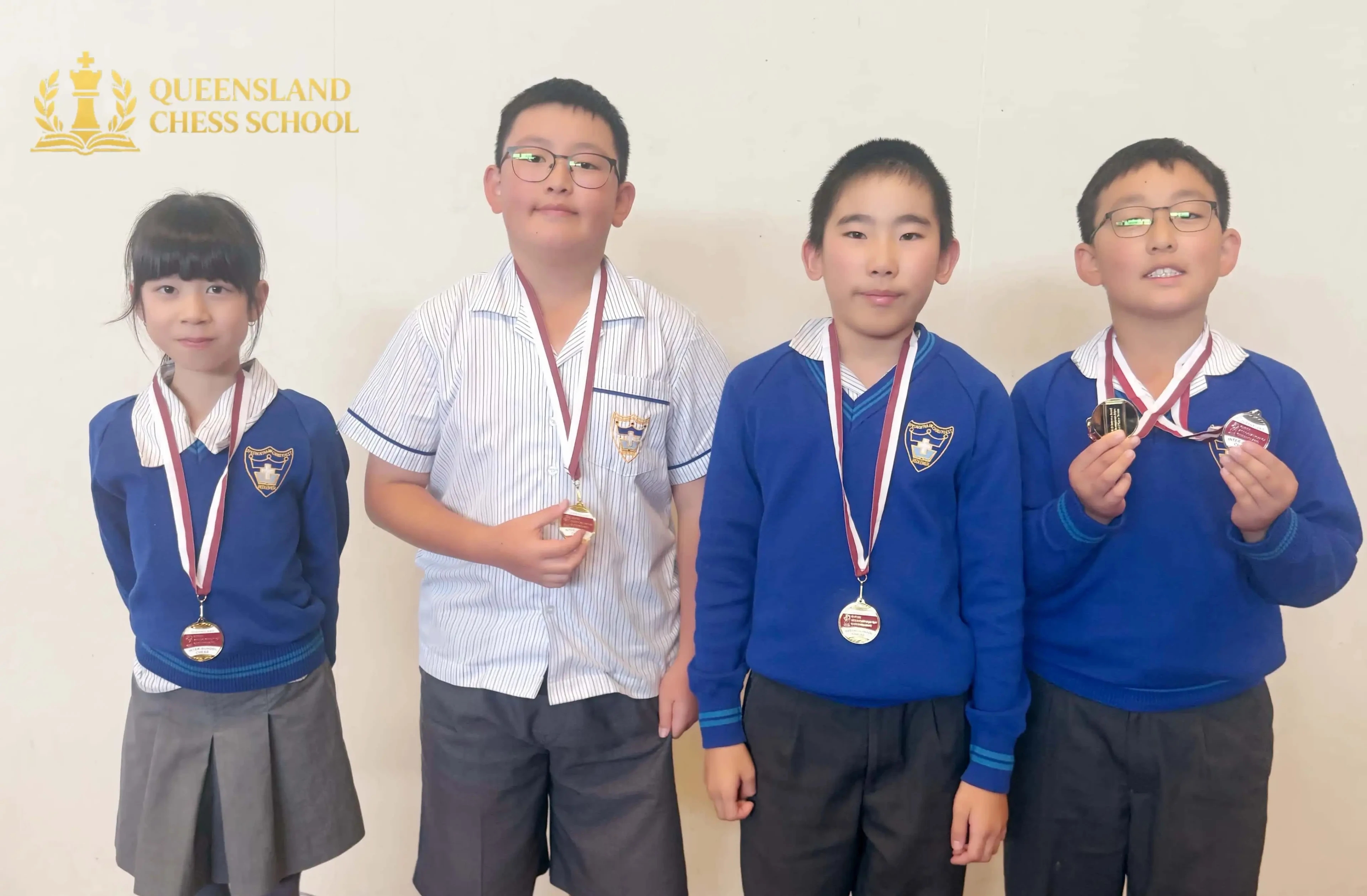 49 Medals — 17 Golds, 16 Silvers, 16 Bronzes at Logan Interschool Chess