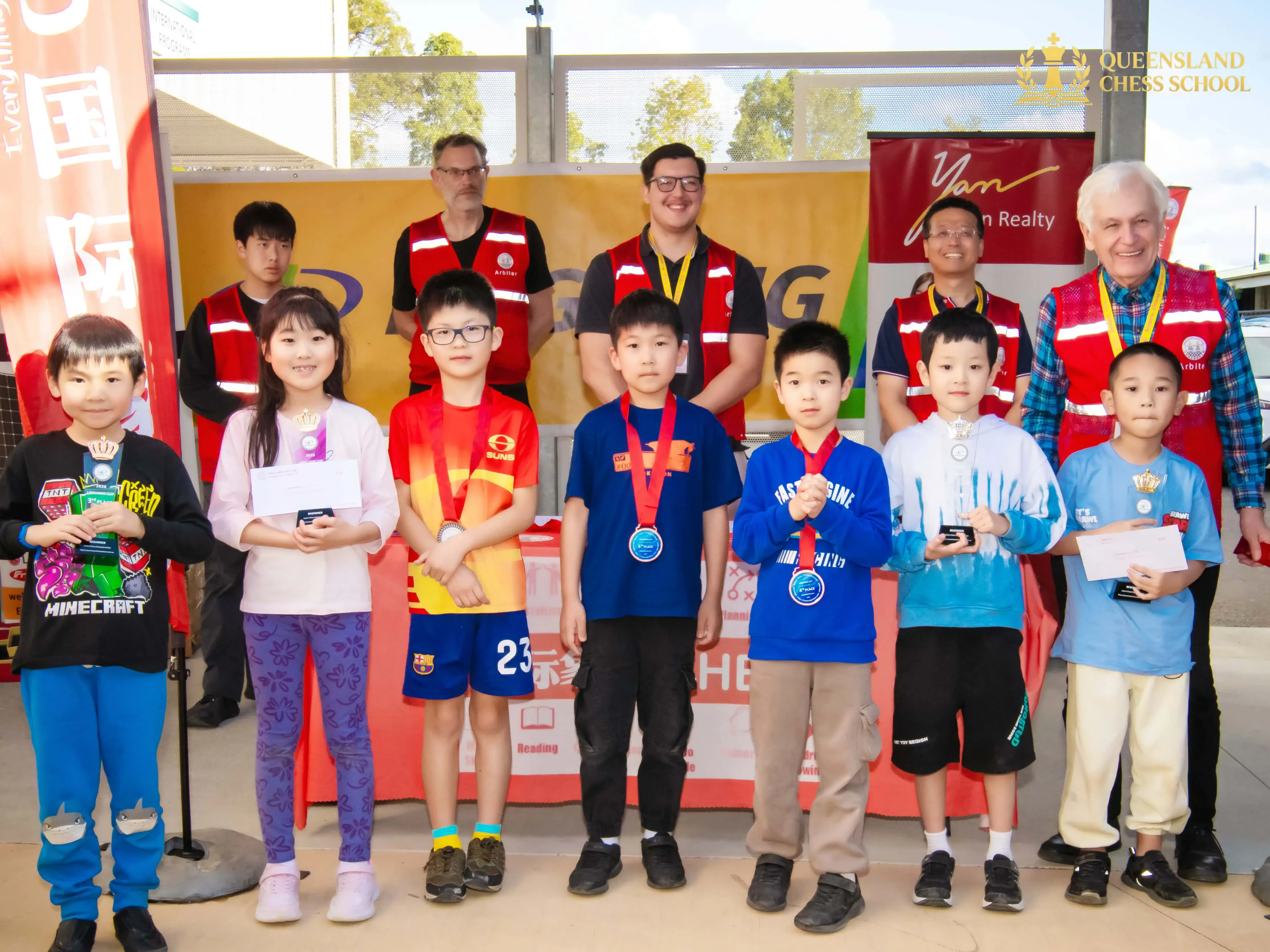 Beginner chess players at the Linglong Cup 2026
