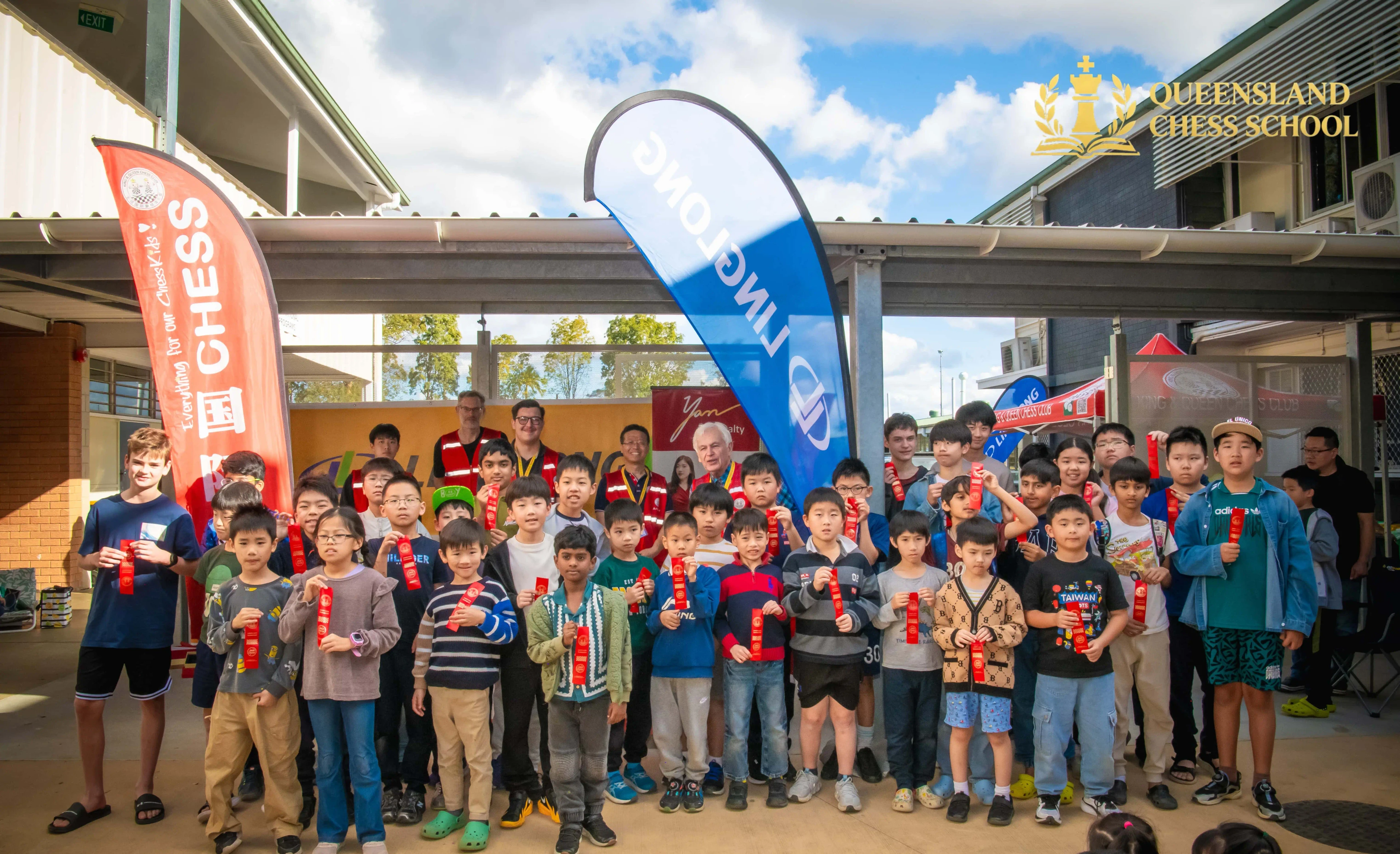 Young chess players competing at the Linglong Cup 2026