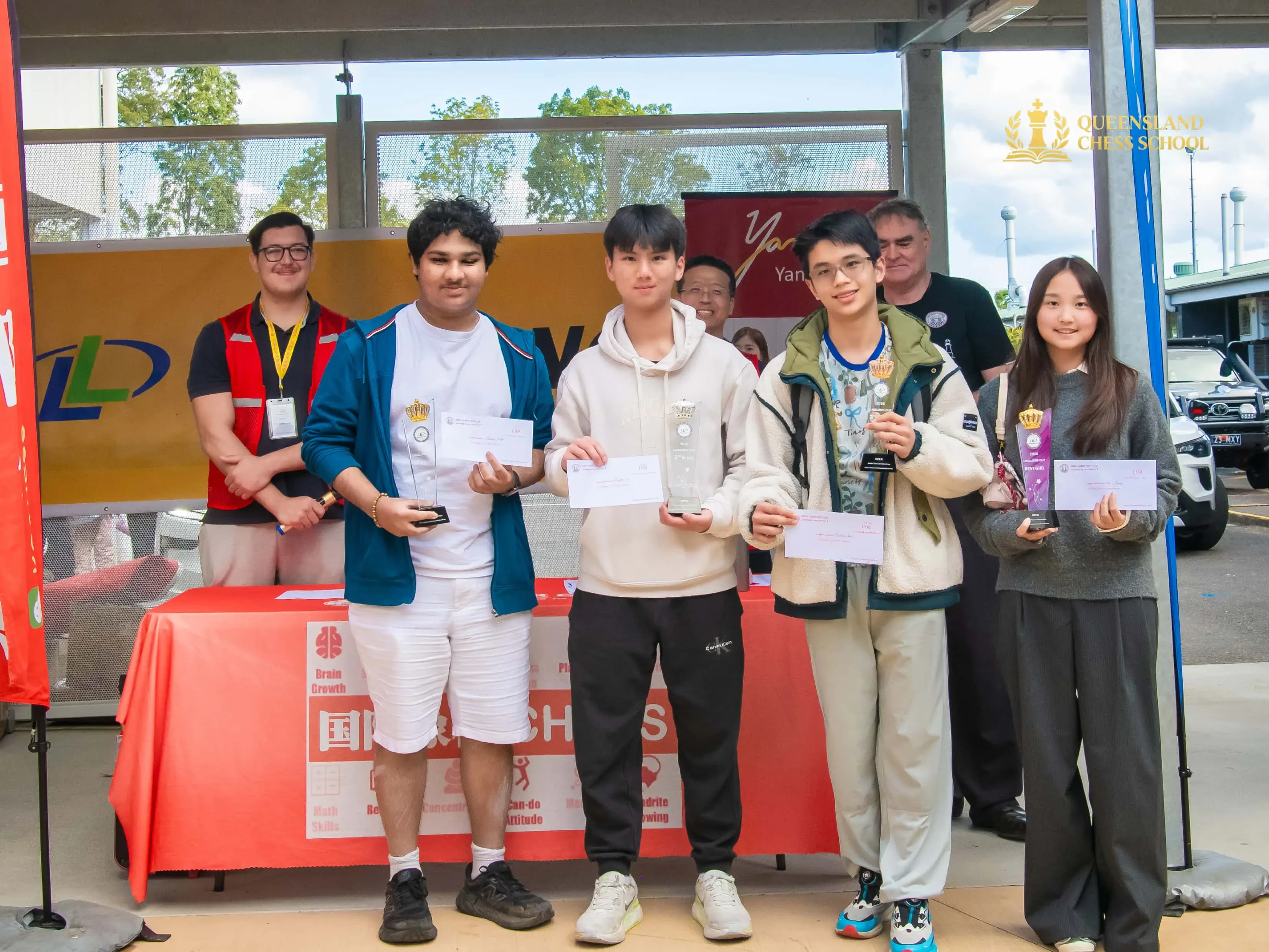 Open division chess players at the 2026 Linglong Cup