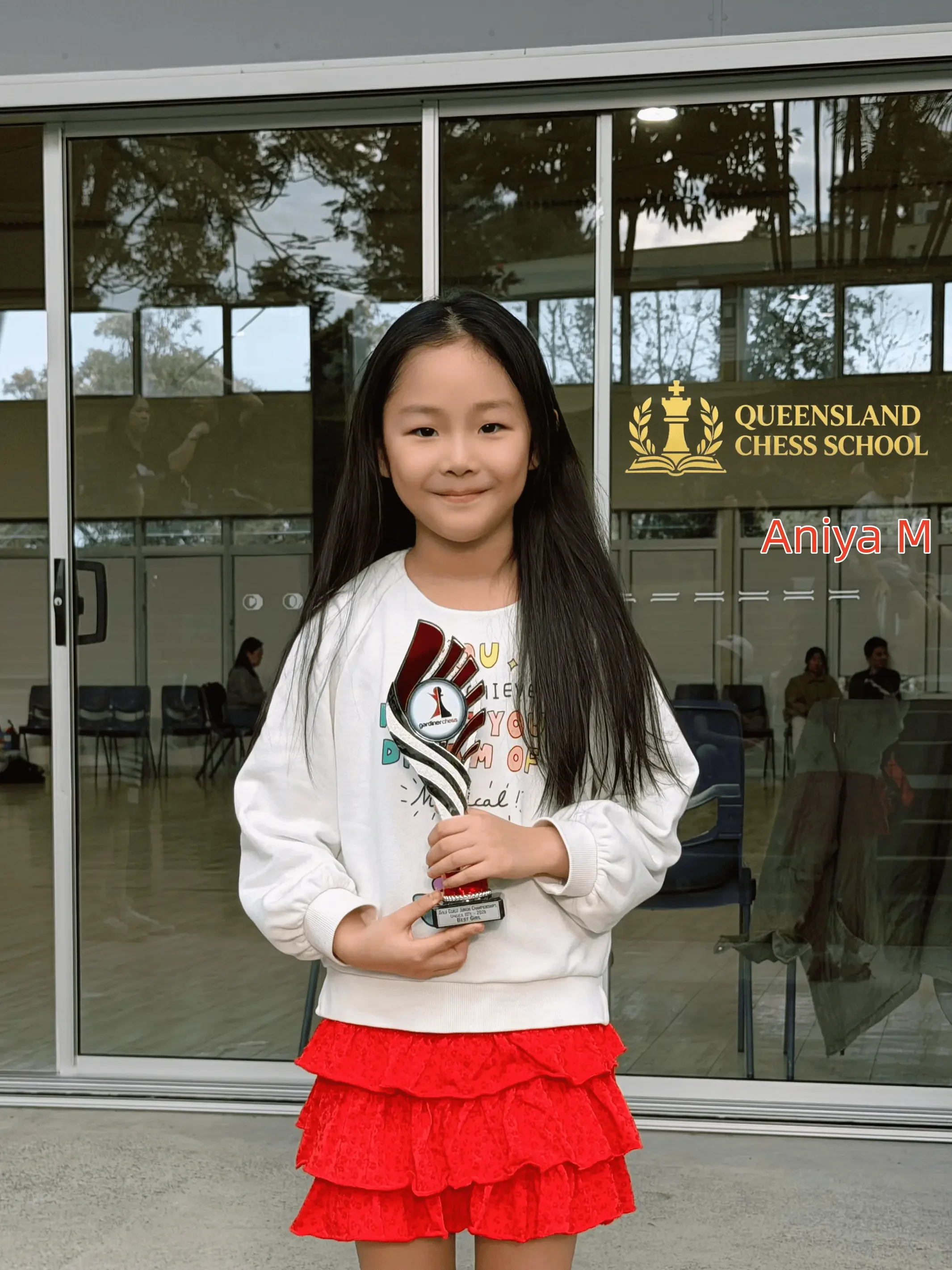 Aniya M โ U10 Best Girl Award at Gold Coast Junior Chess Championship