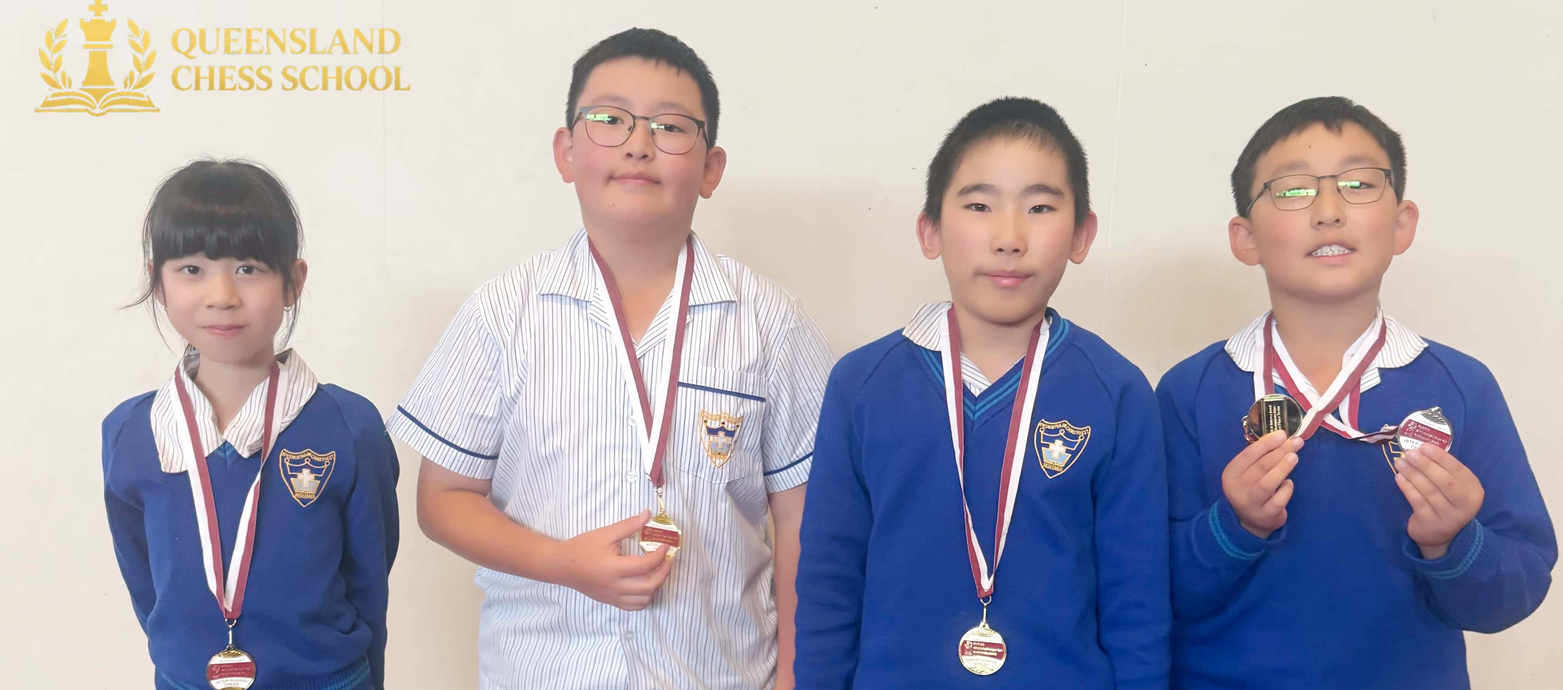 49 Medals — 17 Golds, 16 Silvers, 16 Bronzes at Logan Interschool Chess